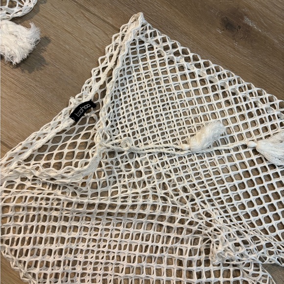 White Crochet Pants & Top Swim Coverup Set - Picture 3 of 3